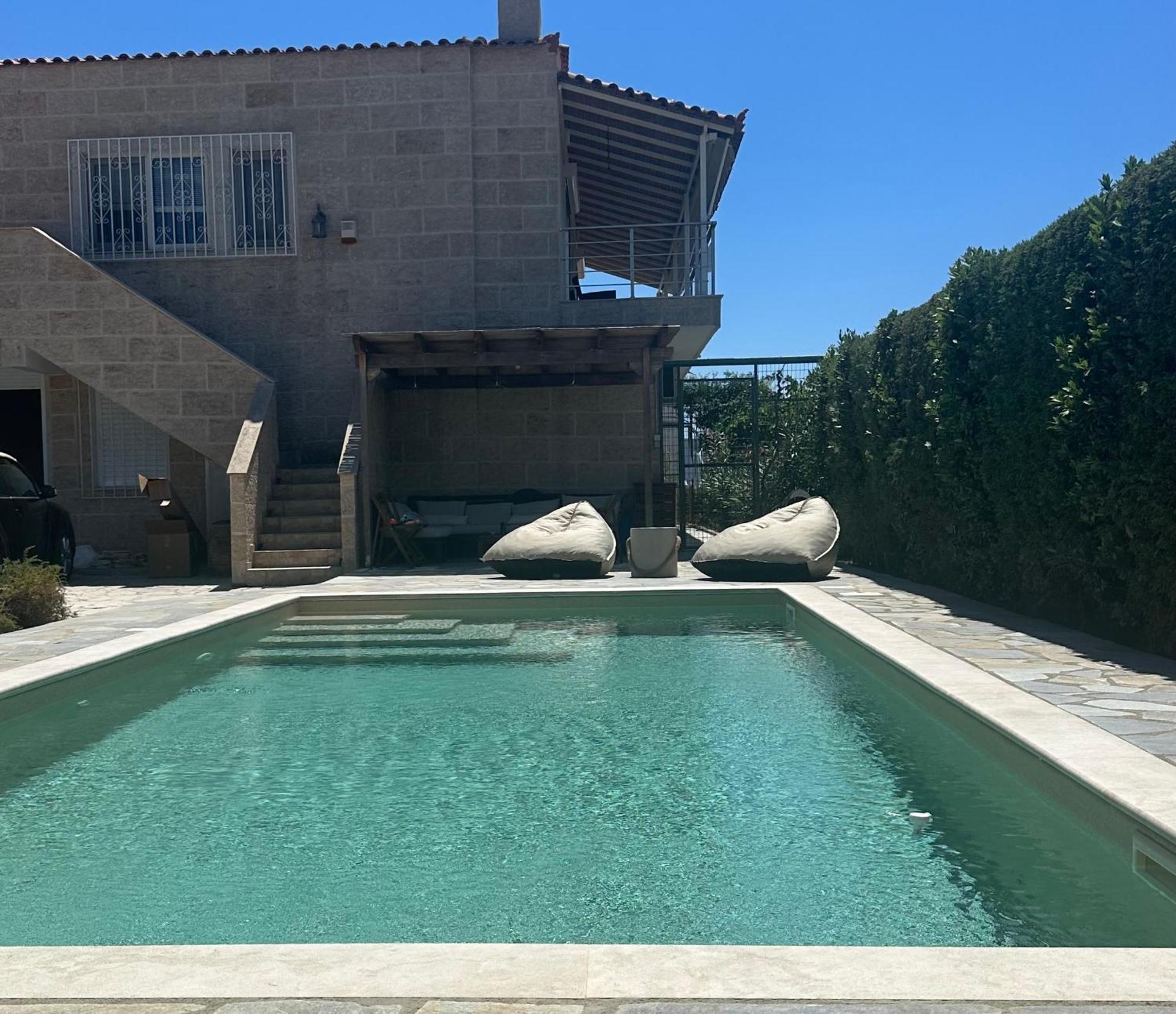 Villa Agia Marina 5M Walk To The Beach With Private Pool Eksteriør bilde