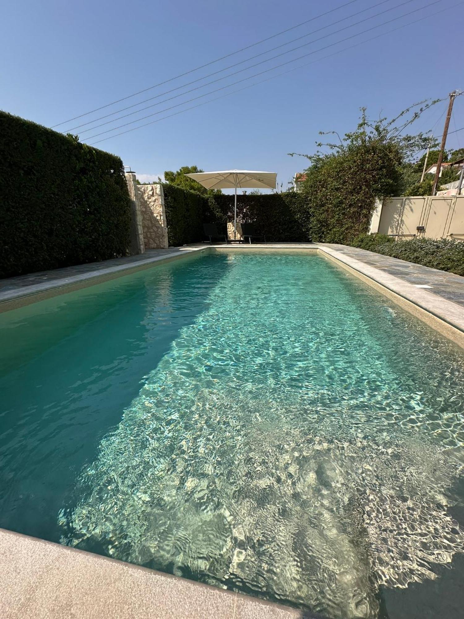 Villa Agia Marina 5M Walk To The Beach With Private Pool Eksteriør bilde