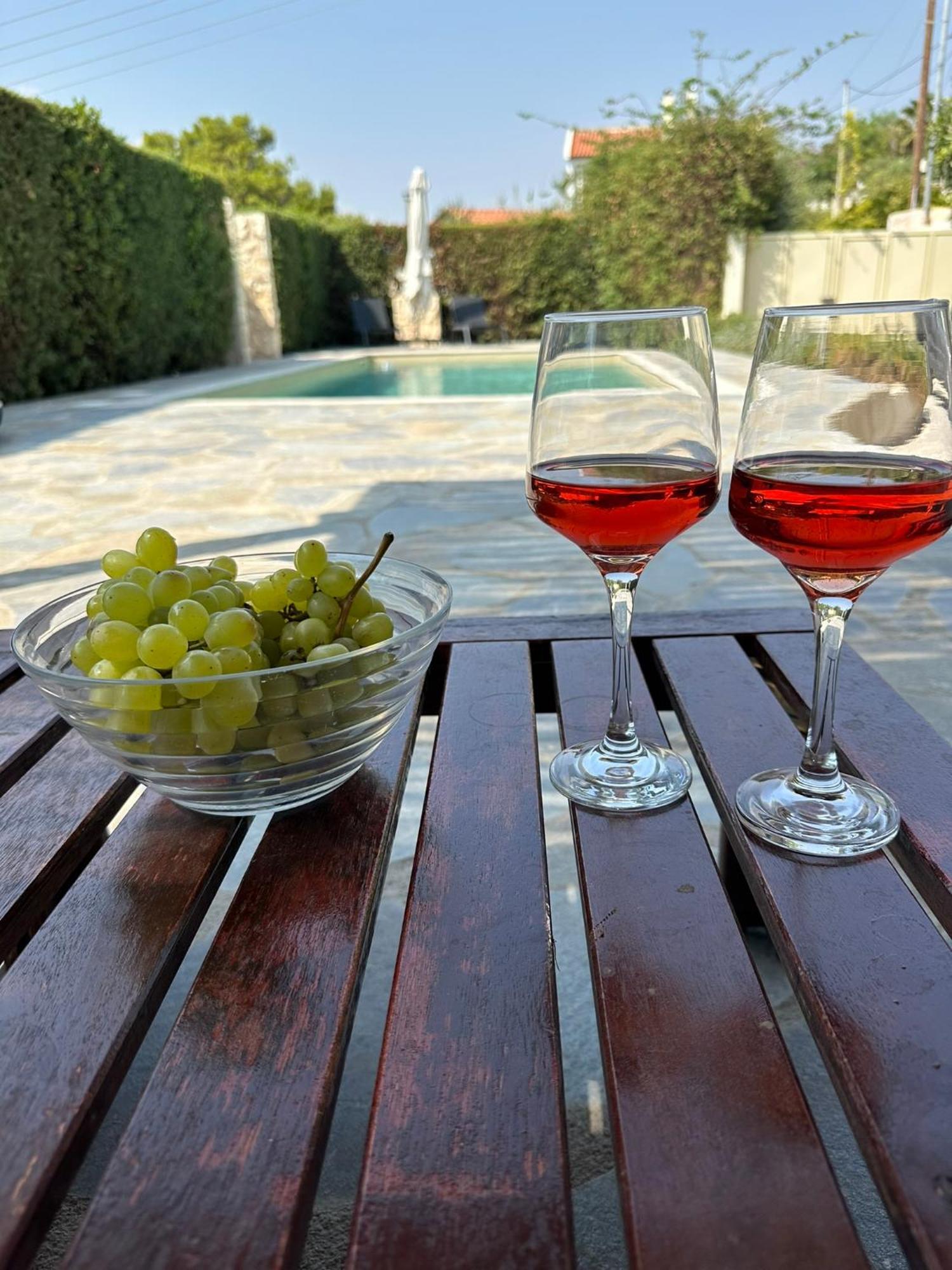 Villa Agia Marina 5M Walk To The Beach With Private Pool Eksteriør bilde