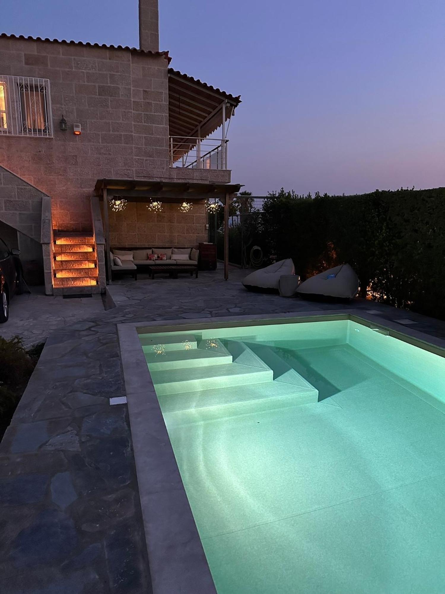 Villa Agia Marina 5M Walk To The Beach With Private Pool Eksteriør bilde